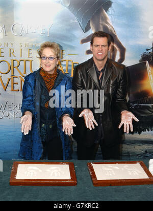 Lemony Snicket's A Series of Unfortunate Events Photocall - hôtel Mandarin Oriental Banque D'Images