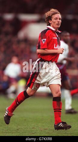 Football - Carling Premiership - Nottingham Forest / Aston Villa. Scot Gemmill, forêt de Nottingham Banque D'Images