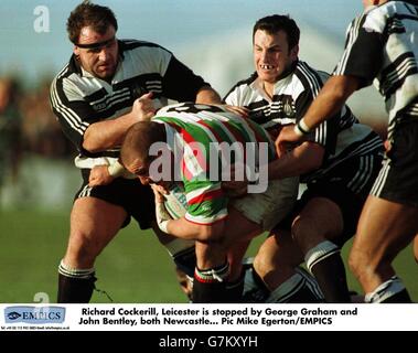 Rugby Union ... Pilkington Cup ... Newcastle Falcons v Leicester Tigers Banque D'Images