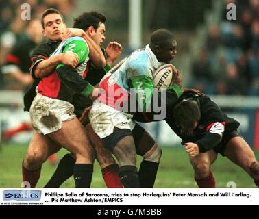 Rugby Union - Pilkington Cup Quart de finale - Harlequins v Saracens Banque D'Images