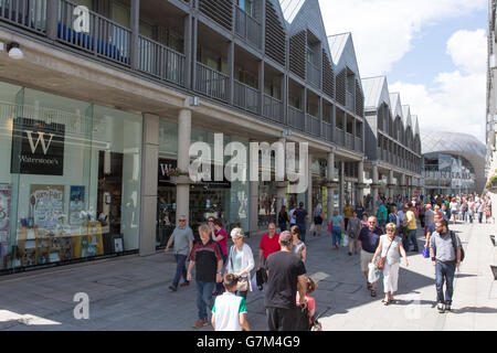 L'arc centre commercial, Bury St Edmunds Banque D'Images