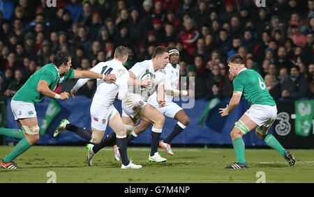 Rugby Union - match amical - Irish Wolfhounds v Angleterre Saxons - Irish Independent Park Banque D'Images