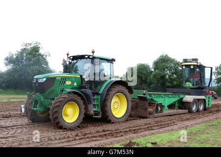 SWTPA événement à Greendale Farm, Draycott, Somerset, près de Cheddar. 26 Juin 2016 Banque D'Images