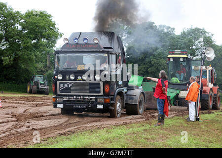 SWTPA événement à Greendale Farm, Draycott, Somerset, près de Cheddar. 26 Juin 2016 Banque D'Images