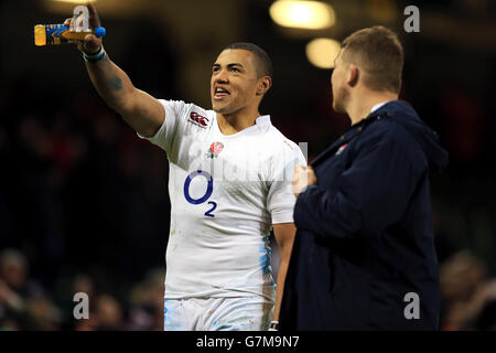 Rugby Union - tournoi des Six Nations 2015 - Pays de Galles v Angleterre - Millennium Stadium Banque D'Images