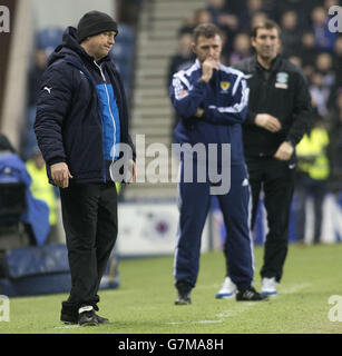 Soccer - Scottish Championship - Rangers v Hibernian - Ibrox.Kenny McDowall, le gardien des Rangers, sur le terrain de touche lors du match du championnat écossais au stade Ibrox, à Glasgow. Banque D'Images