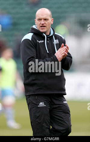 Football - Champions Cup - Pool four - Bath Rugby / Glasow Warriors - terrain de loisirs.Gregor Townsend, entraîneur-chef des guerriers de Glasgow, lors de la coupe des champions, match de la piscine 4 au terrain de loisirs de Bath. Banque D'Images