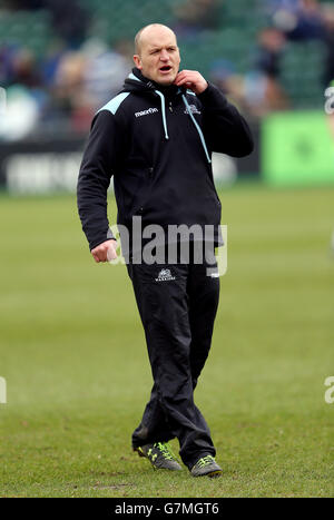 Football - Champions Cup - Pool four - Bath Rugby / Glasow Warriors - terrain de loisirs.Gregor Townsend, entraîneur-chef des guerriers de Glasgow, lors de la coupe des champions, match de la piscine 4 au terrain de loisirs de Bath. Banque D'Images