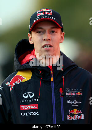 Formule 1 - 2015 Test - deuxième jour - Circuito de Velocidad.Daniil Kvyat de Red Bull pendant les essais pré-saison au Circuito de Velocidad à Jerez, en Espagne. Banque D'Images