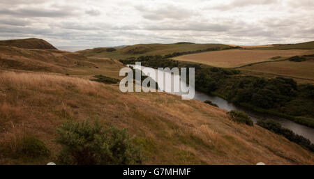 St Abbs Hillside Banque D'Images