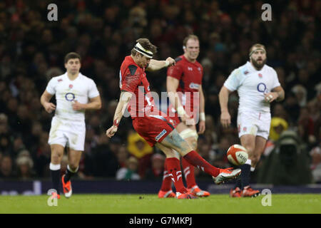 Rugby Union - tournoi des Six Nations 2015 - Pays de Galles v Angleterre - Millennium Stadium Banque D'Images