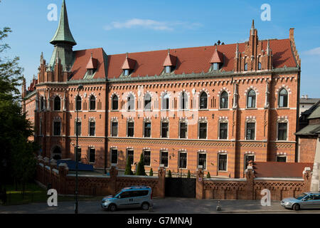 Université Yagellonsky en Pologne (Cracovie). Banque D'Images