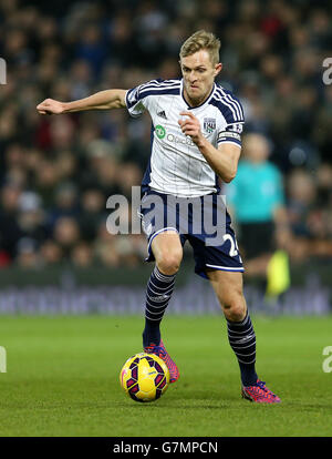 Darren Fletcher de West Bromwich Albion pendant le match de la Barclays Premier League aux Hawthorns, West Bromwich Albion. Banque D'Images