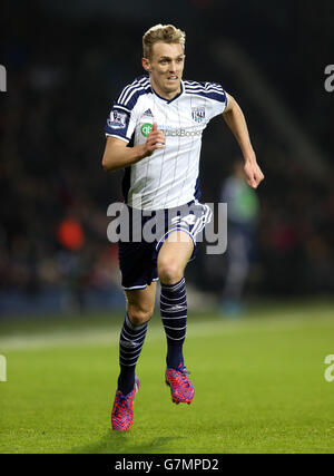 Darren Fletcher de West Bromwich Albion pendant le match de la Barclays Premier League aux Hawthorns, West Bromwich Albion. Banque D'Images