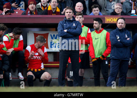 Football - FA Cup - Cinquième tour - Bradford City / Sunderland - Valley Parade.Directeur de Bradford City, Phil Parkinson Banque D'Images