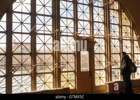 Ellis Island Immigration Museum New York NY centre Banque D'Images