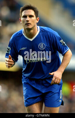 Football - FA Barclays Premiership - Chelsea / Aston Villa. Frank Lampard, Chelsea Banque D'Images