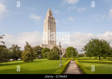 Louisiana State Capitol de Baton Rouge Banque D'Images