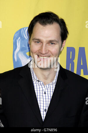 11ème fête annuelle BAFTA/LA Tea. L'acteur David Morrissey arrive. Banque D'Images