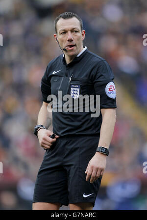 Football - FA Cup - Cinquième tour - Bradford City / Sunderland - Valley Parade. Kevin Friend, arbitre Banque D'Images