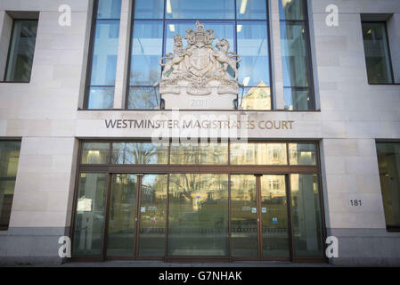 Westminster Magistrate court stock.Une vue générale de Westminster Magistrate court, Londres. Banque D'Images