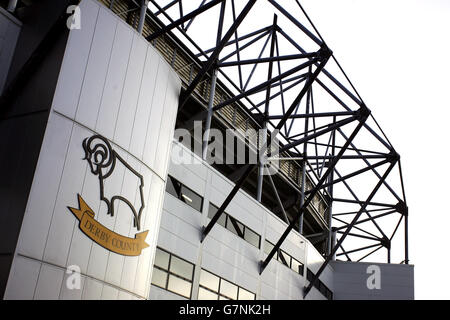 Football - Championnat de la ligue de football Coca-Cola - Derby County / Sunderland. Vue générale sur Pride Park, stade du comté de Derby Banque D'Images