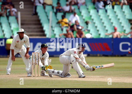 Cricket - deuxième test - Afrique du Sud / Angleterre - troisième jour. Marcus Trescothick en Angleterre Banque D'Images