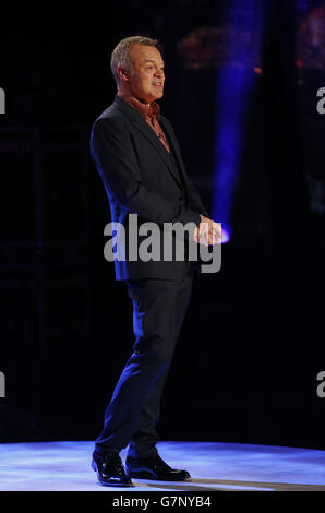 Hôte Graham Norton pendant le tournage du Graham Norton Show aux London Studios, dans le centre de Londres. Banque D'Images