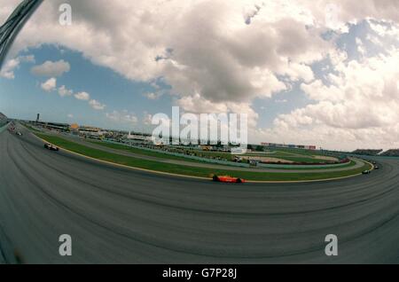 Sports motorisés. IndyCar Racing. Grand Prix de Marlboro de Miami. Vue générale du circuit Homestead Banque D'Images