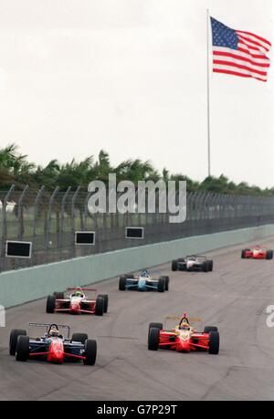 Motor Sports ... Course d'Indycar ... Grand Prix de Miami Marlboro Banque D'Images