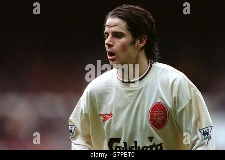 Football - Carling Premiership -Nottingham Forest v Liverpool. Jamie Redknapp, Liverpool Banque D'Images