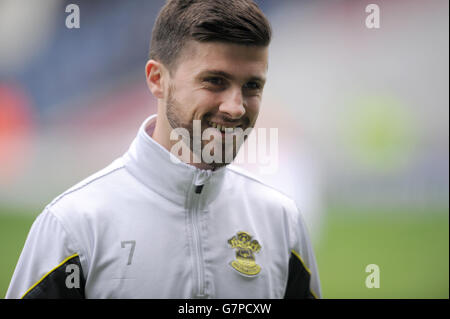 Shane long de Southampton à son retour à l'ancien club West Bromwich Albion, avant le match de la Barclays Premier League aux Hawthorns, West Bromwich.APPUYEZ SUR ASSOCIATION photo.Date de la photo: Samedi 28 février 2015.Voir PA Story FOOTBALL West Bromm.Le crédit photo devrait indiquer : Jon Buckle/PA Wire. Banque D'Images