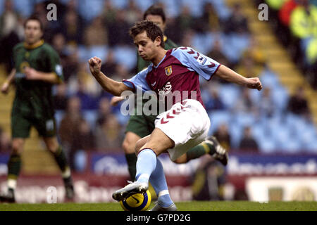 Football - FA Barclays Premiership - Aston Villa / Norwich City - Villa Park. Lee Hendrie, Aston Villa Banque D'Images