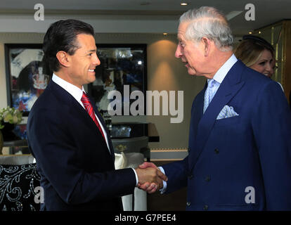 Mexique Le président visite d'Etat en Grande-Bretagne - Jour 1 Banque D'Images