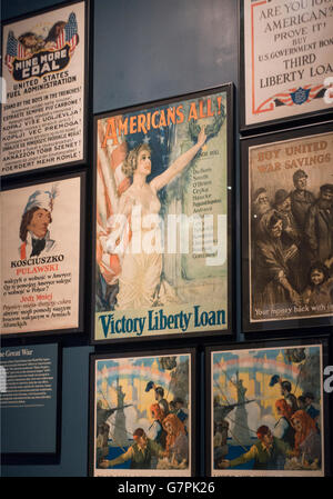 Ellis Island Immigration Museum New York NY centre Banque D'Images