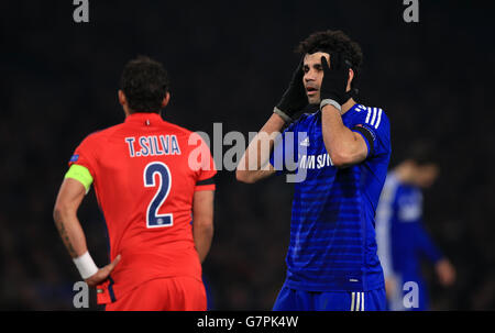 Football - Ligue des Champions - tour de 16 - deuxième manche - Chelsea v Paris St Germain - Stamford Bridge Banque D'Images