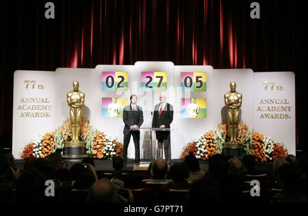 77e Awards Nominations - Samuel Goldwyn Theatre - Los Angeles Banque D'Images