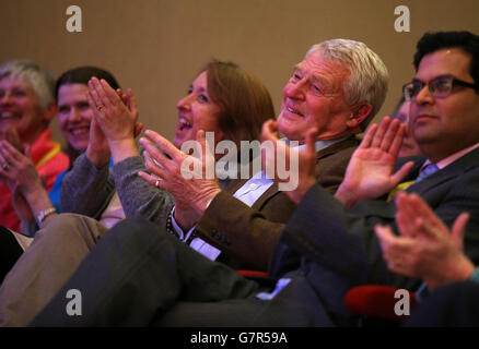 Lord Ashdown, ancien dirigeant libéral démocrate, à la conférence de printemps des libéraux-démocrates écossais au centre d'expositions et de conférences d'Aberdeen. Banque D'Images