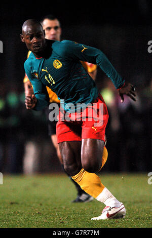 Football - International friendly - Cameroun / Sénégal - Stade Dominique Duvauchelle. Achille Emana, Cameroun Banque D'Images