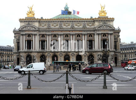 Stock de voyage - Paris. Une vue générale de l'Opéra à Paris, France. Banque D'Images