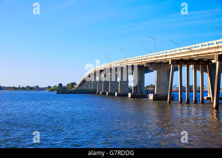 Naples Floride Marco Island bridge view en Floride USA Banque D'Images