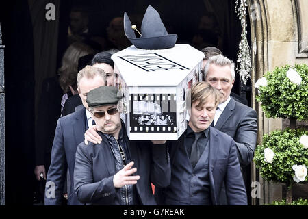 Steve Strange funeral Banque D'Images