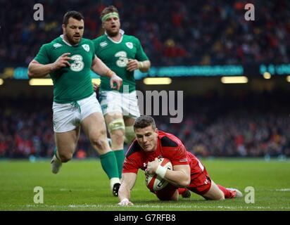 Rugby Union - RBS 6 Nations 2015 - Pays de Galles v Irlande - Millennium Stadium Banque D'Images