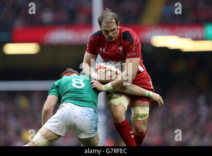 Rugby Union - RBS 6 Nations 2015 - Pays de Galles v Irlande - Millennium Stadium Banque D'Images