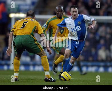 Soccer - FA Barclays Premiership - Blackburn Rovers v Norwich City - Ewood Park Banque D'Images