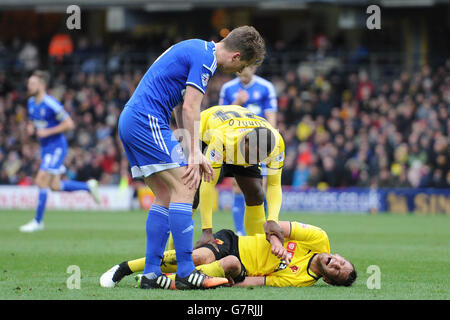 Sky Bet Championship Soccer - - Watford v Ipswich Town - Vicarage Road Banque D'Images