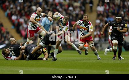 Rugby Union - Aviva Premiership - Saracens v Harlequins - Stade de Wembley Banque D'Images