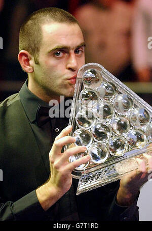 Snooker - le Masters 2005 - Final - Ronnie O'Sullivan v John Higgins - Wembley Conference Centre Banque D'Images