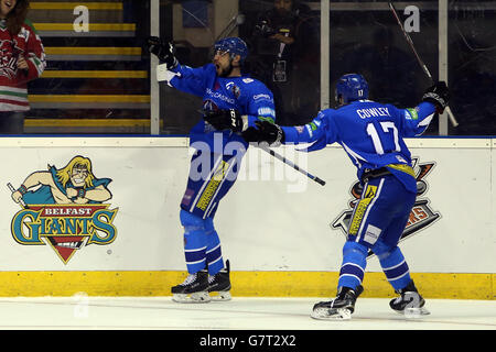 2014-2015 - Hockey sur Glace Hockey sur glace - Ligue Elite - Championnat Final - Sheffield Steelers v Coventry Blaze - Capital FM Arena Banque D'Images