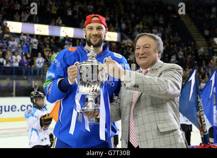 2014-2015 - Hockey sur Glace Hockey sur glace - Ligue Elite - Championnat Final - Sheffield Steelers v Coventry Blaze - Capital FM Arena Banque D'Images